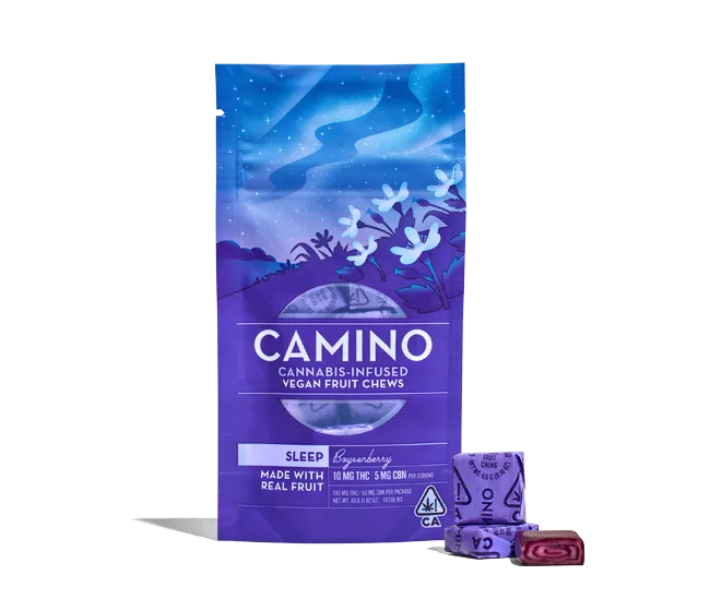 Camino 10:5 CBN Sleep Boysenberry fruit chews