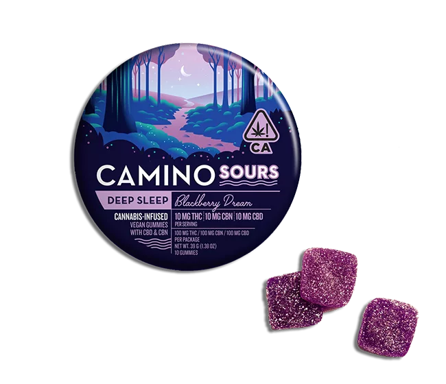 Camino Sours Blackberry Dream 10:10:10 Gummies