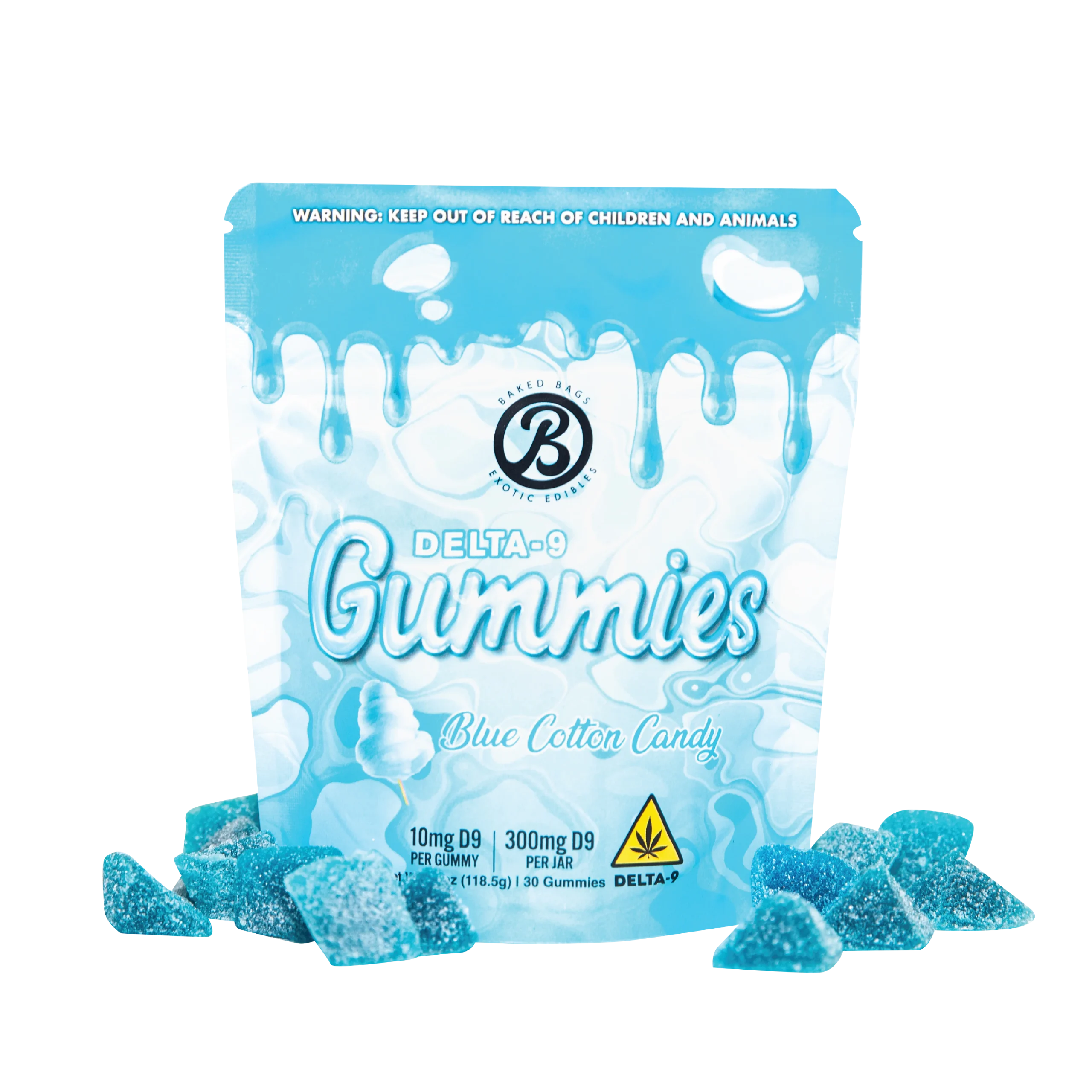 Gummies Blue Cotton Candy