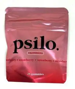 Psilo Gummies Cube Strawberry – 3500mg Sweet Microdose Magic