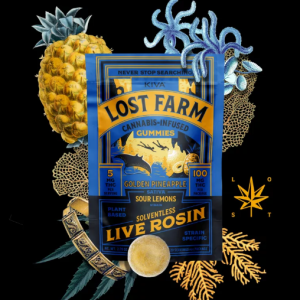 Golden Pineapple Sour Lemon Gummies